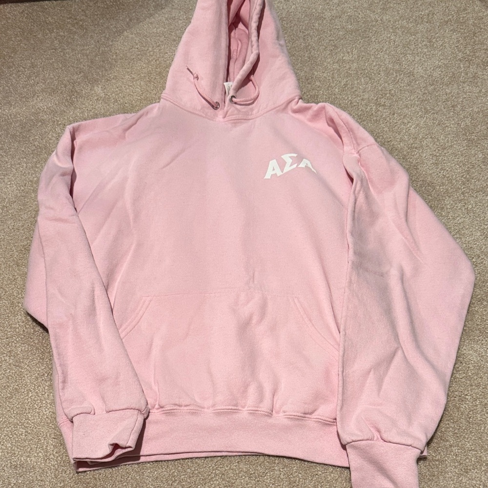 Pink Alpha Sig. sorority hoodie